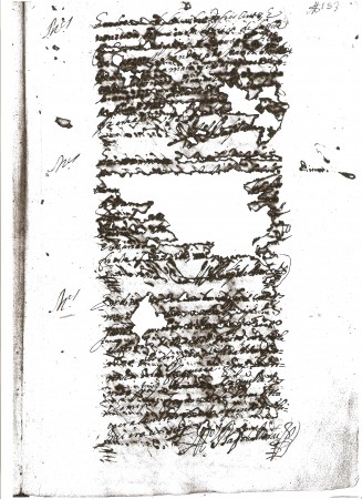 Assento de baptismo de Manoel Freire (16.02.1692)